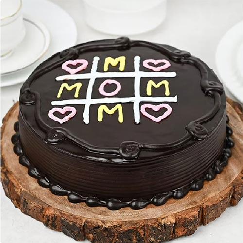 Premium Chocolate Mom Love Cake - 500 gm - Eggless | Creamingo